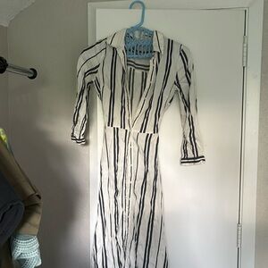 Zara MIDI striped dress